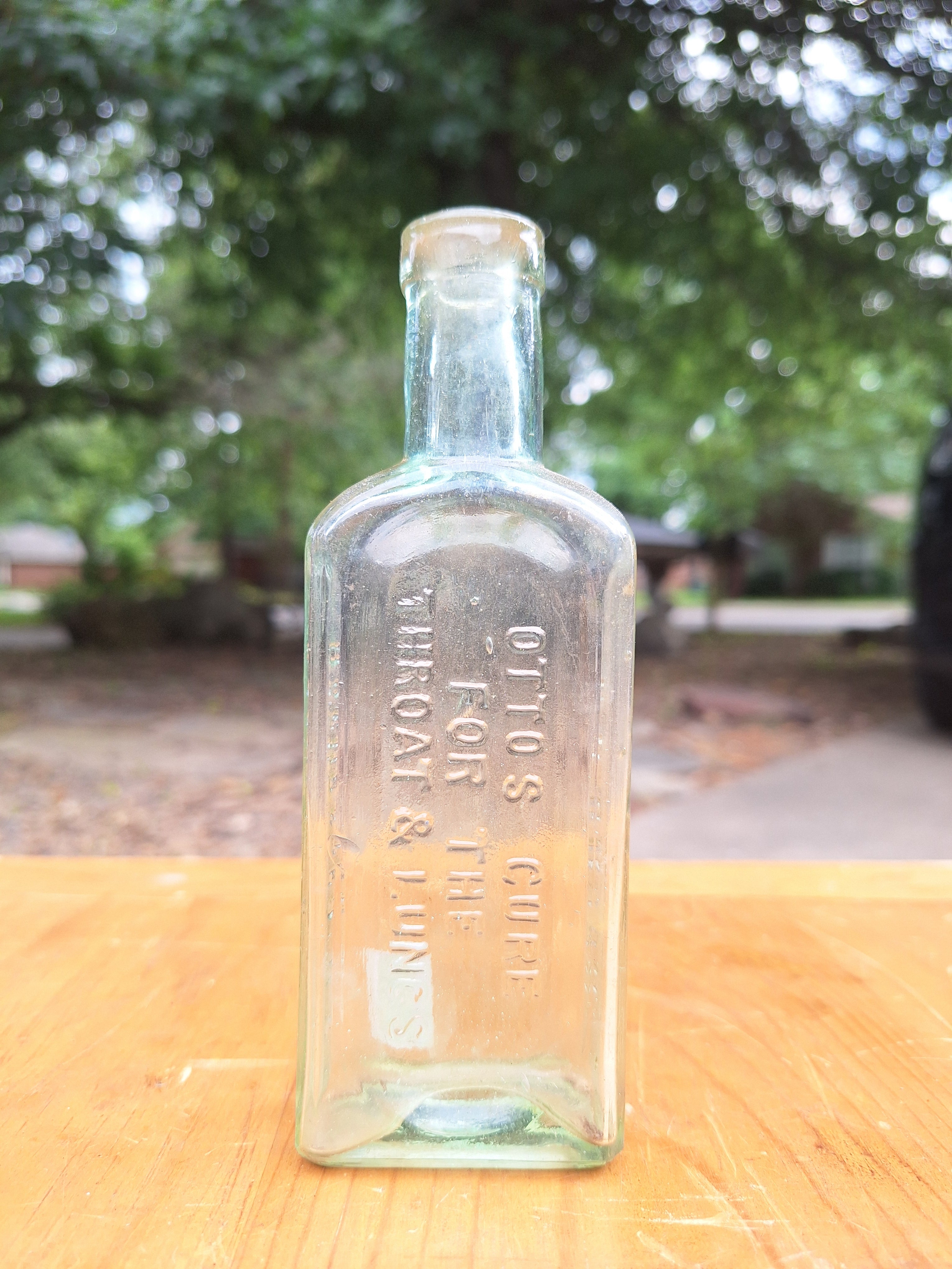 c1890 Otto's Cure for the Throat & Lungs | Antique Apothecary Bottle