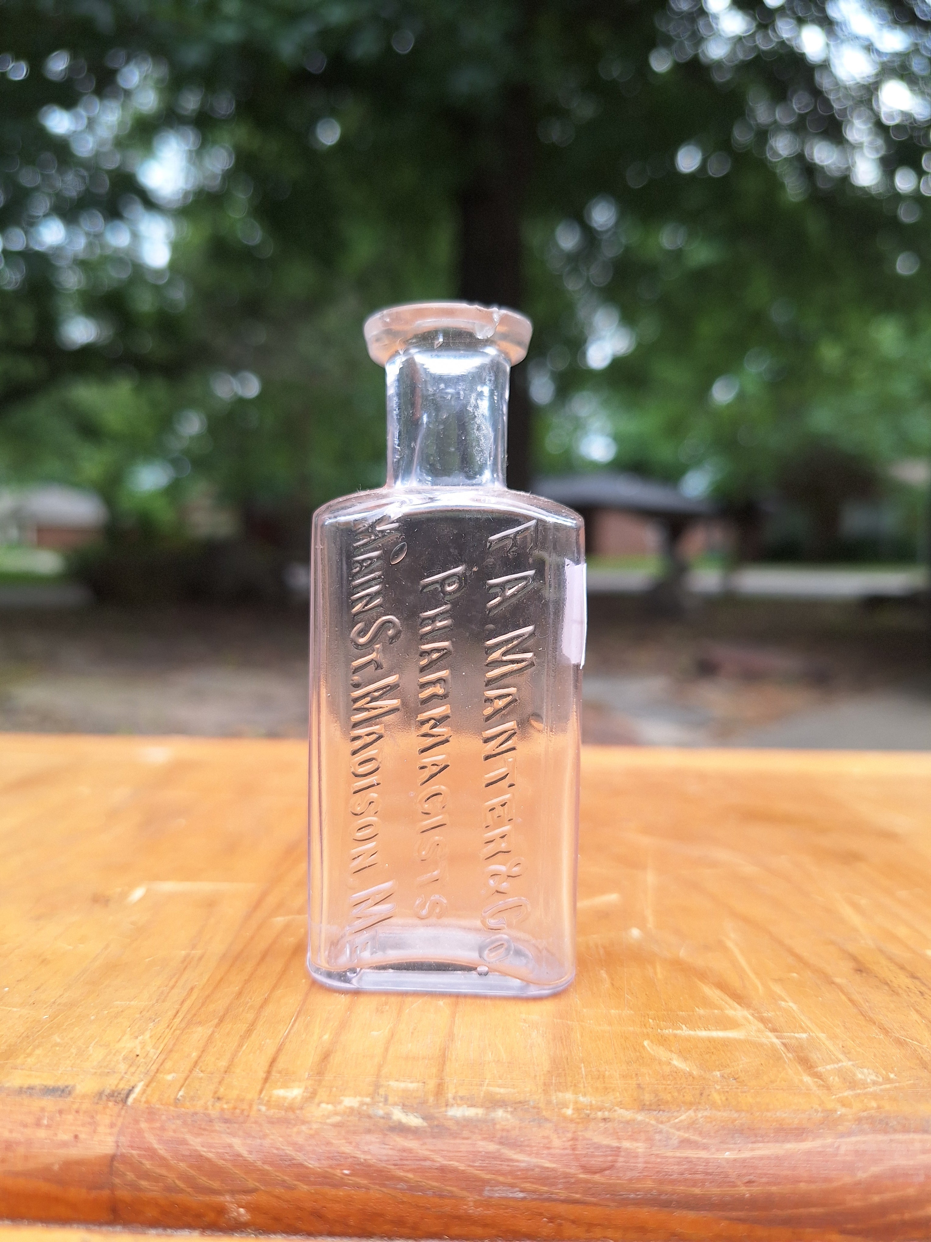 c1880 F.A. Manter & Co. Pharmacists. Main St. Madison, ME | Antique Apothecary