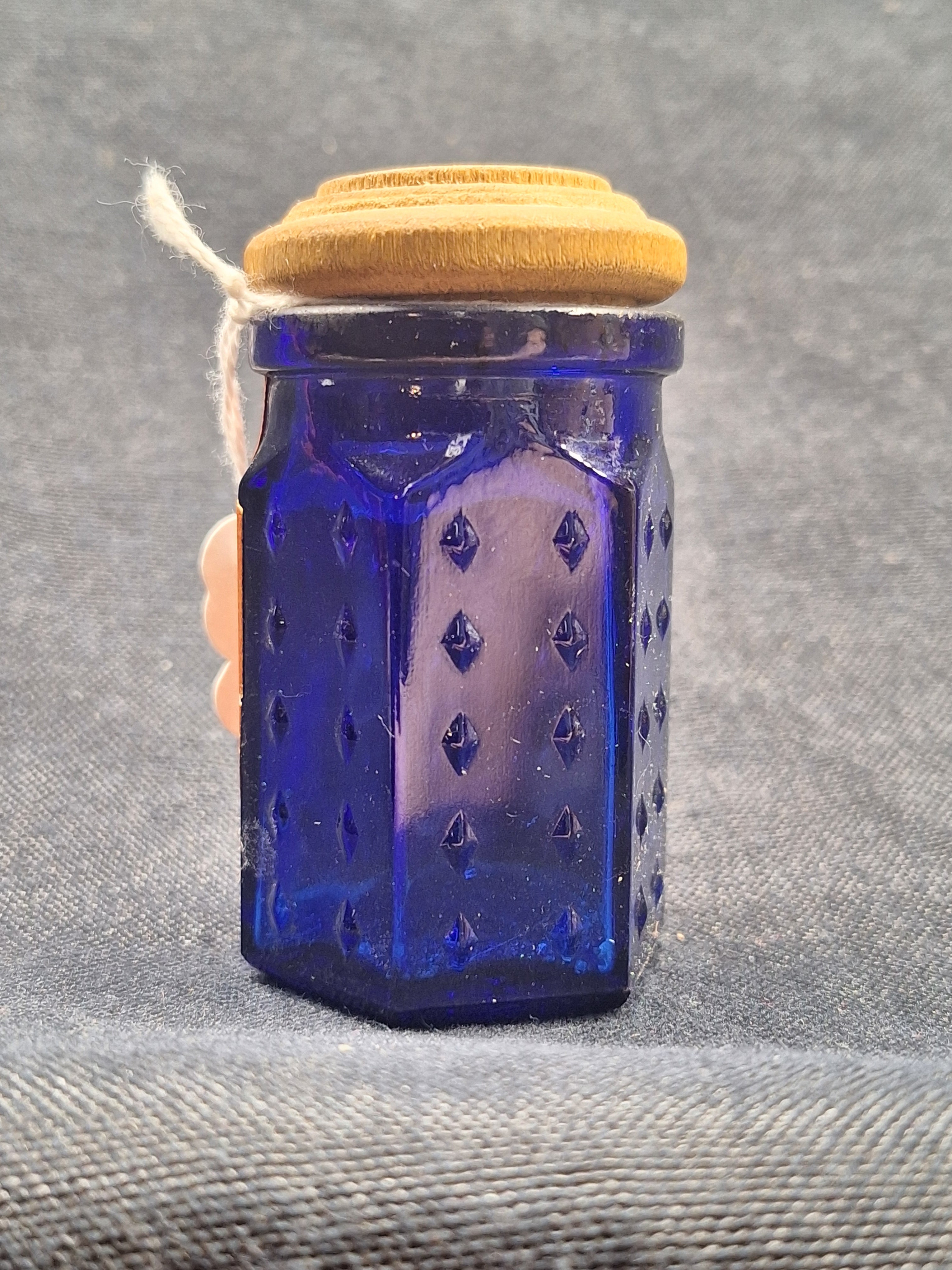 RARE Antique Poison Bottle, Wooden Lid and Original Labels - Bichloride of Mercury