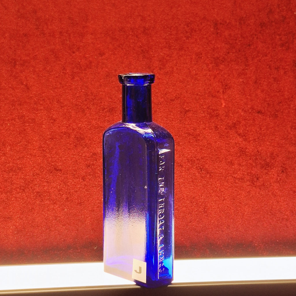 Antique Acker’s English Remedy Cobalt Blue Medicine Bottle – W.H. Hooker & Co. New York, 1800s Patent Medicine - Exquisite Dark Curio