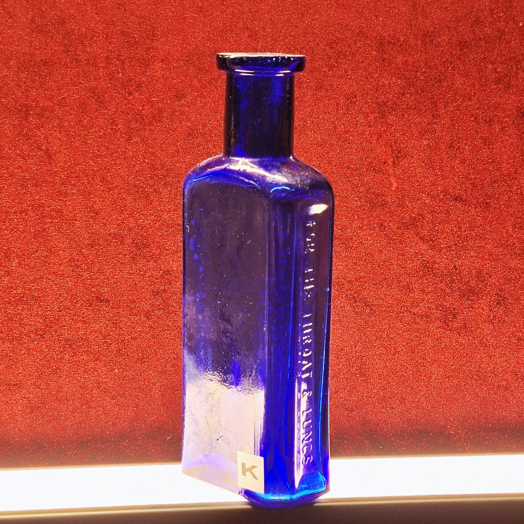 Antique Acker’s English Remedy Cobalt Blue Medicine Bottle – W.H. Hooker & Co. New York, 1800s Patent Medicine - Exquisite Dark Curio