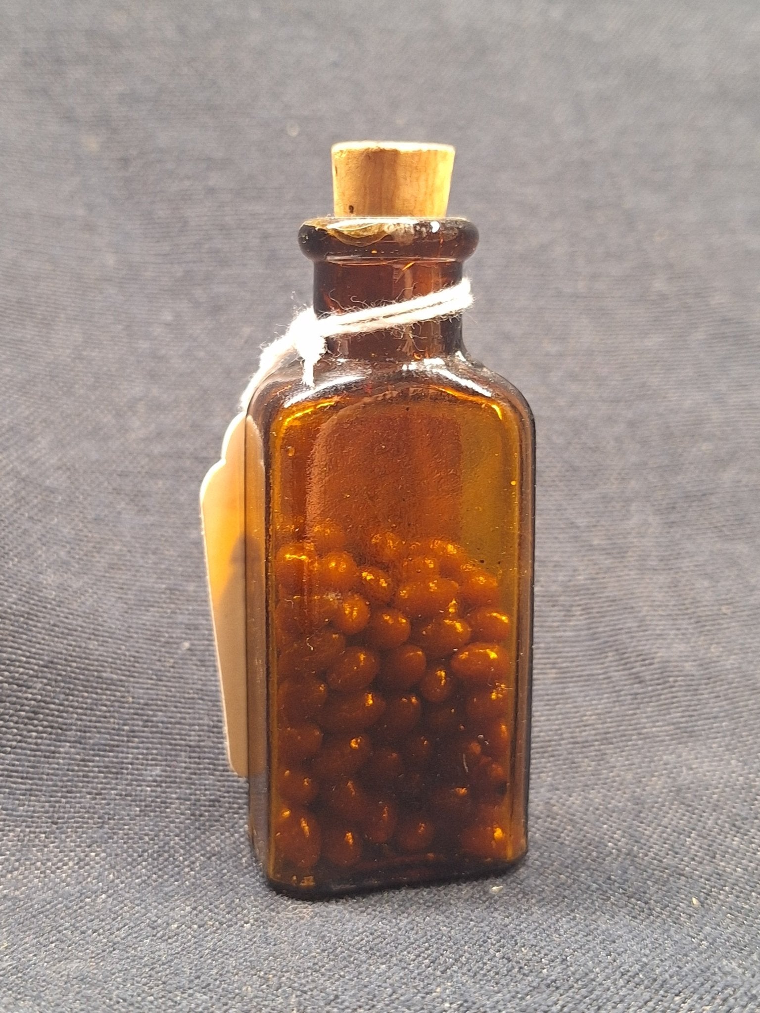 Antique Apothecary Bottle - Camphor Monobromated, Sharp & Dohme - Exquisite Dark Curio