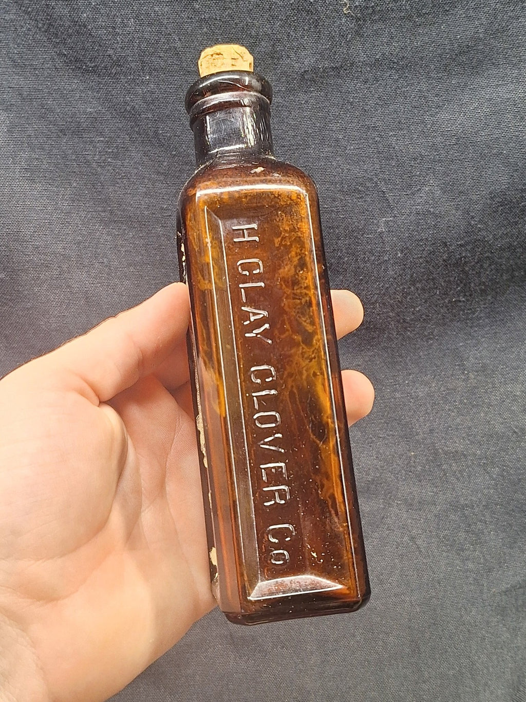 Antique Apothecary / Veterinary - Glover's Imperial Mange Remedy - Exquisite Dark Curio