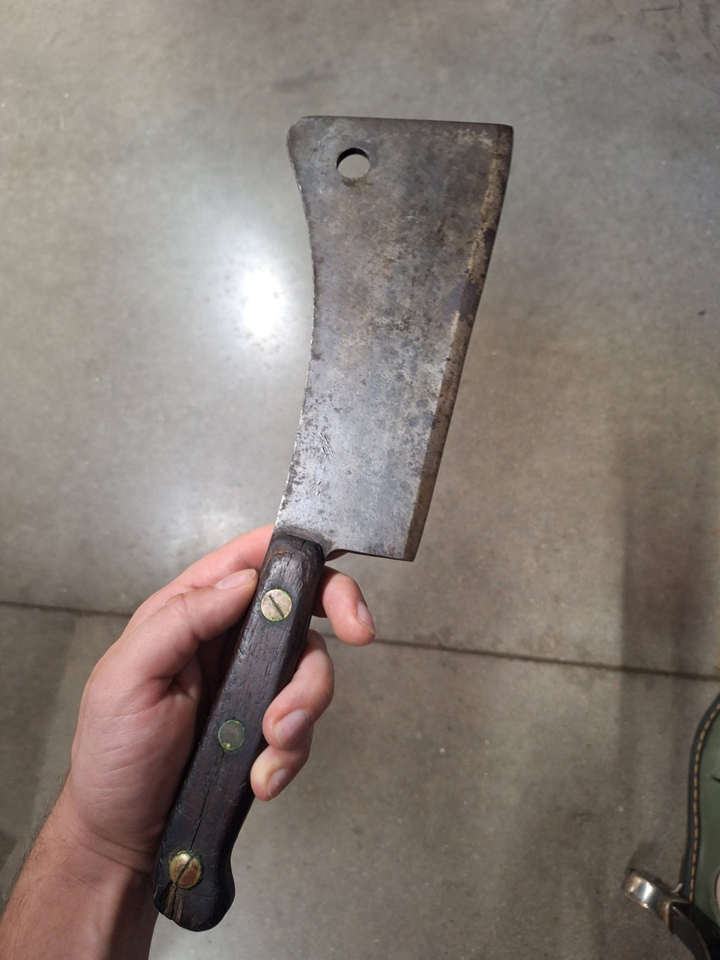 Antique Butcher Knife - Exquisite Dark Curio