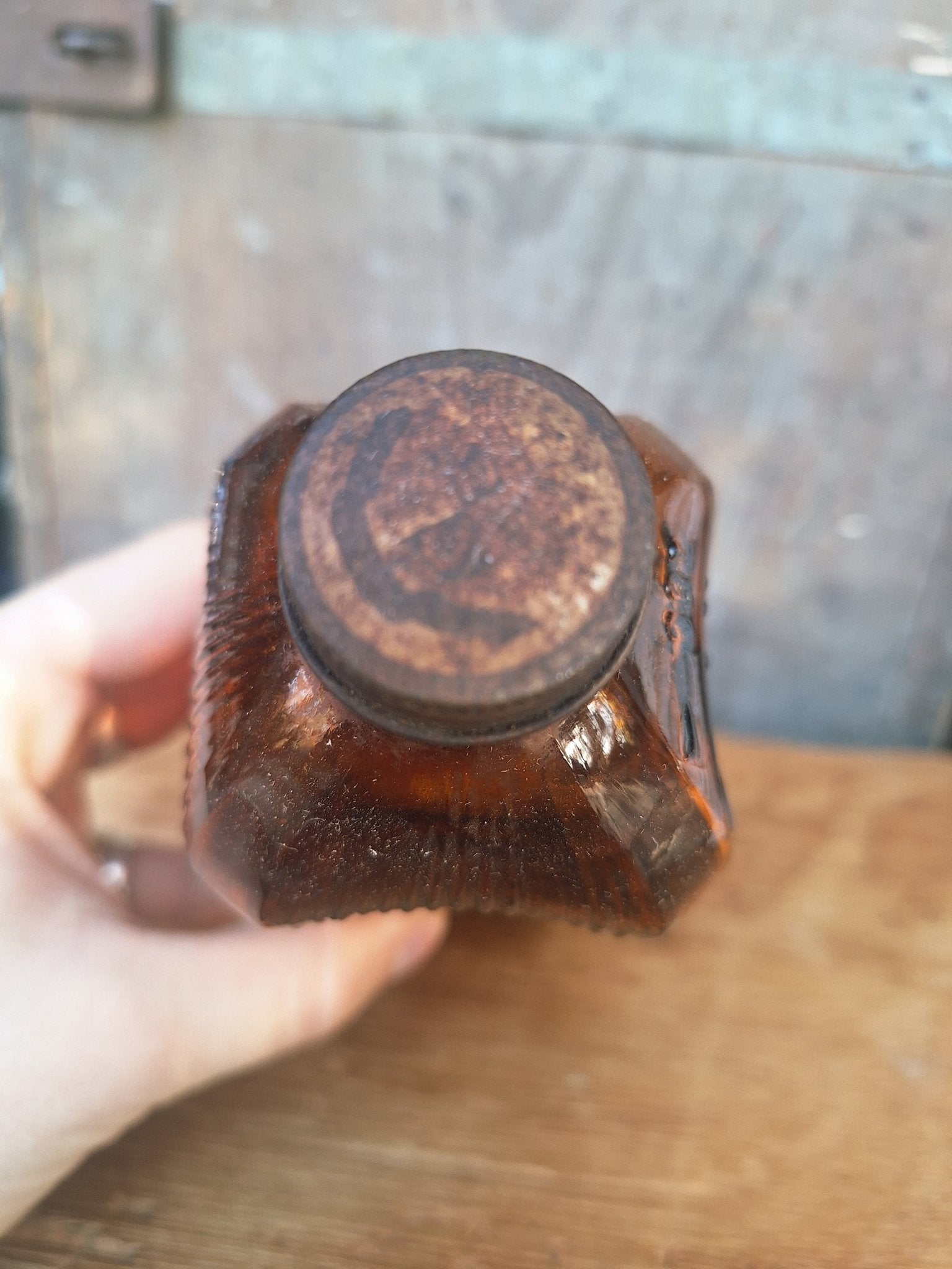 Antique Champion Embalming Bottle - Exquisite Dark Curio