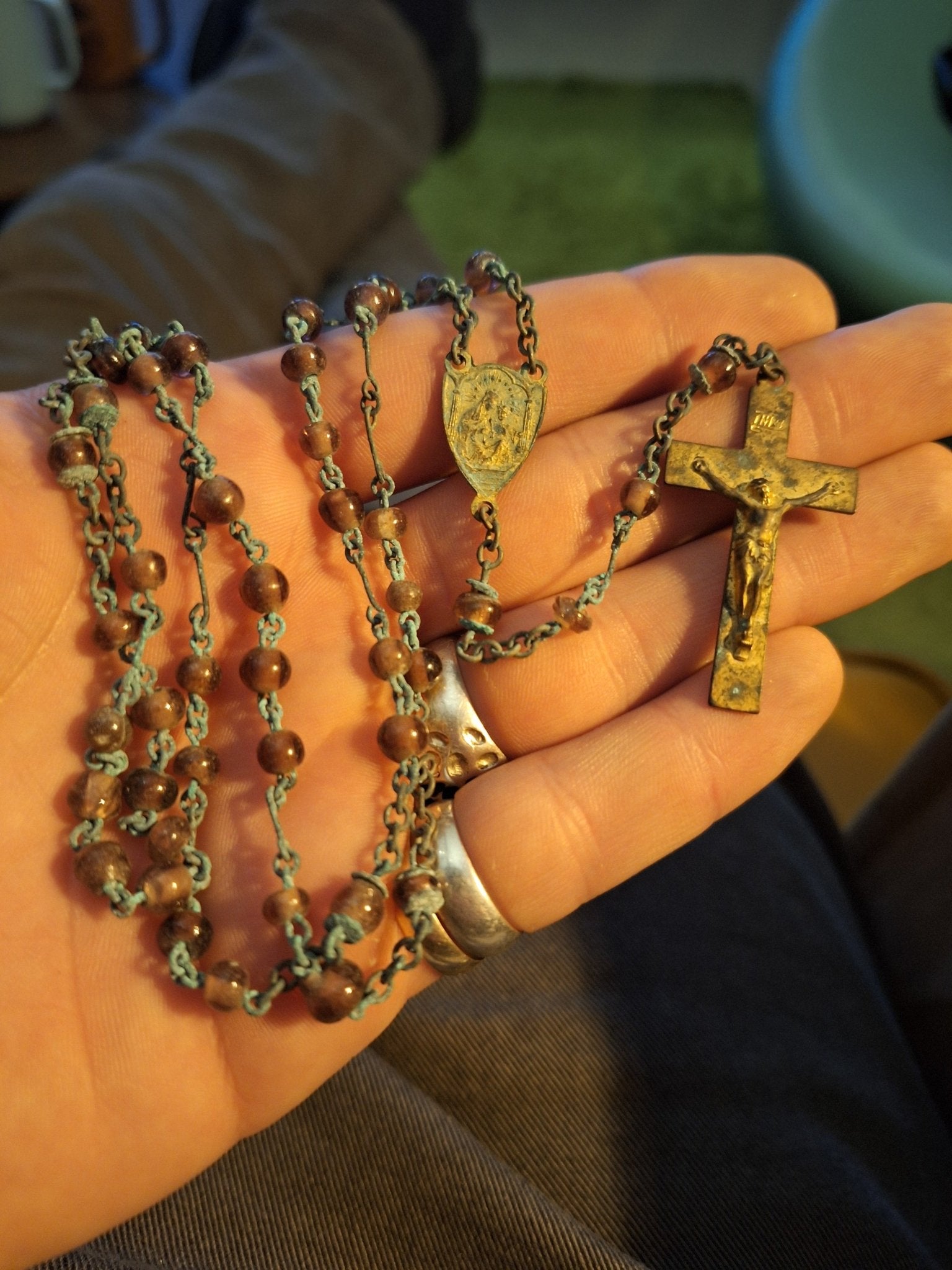 Antique Rosaries - Multiple Available - Choose Variation - Exquisite Dark Curio