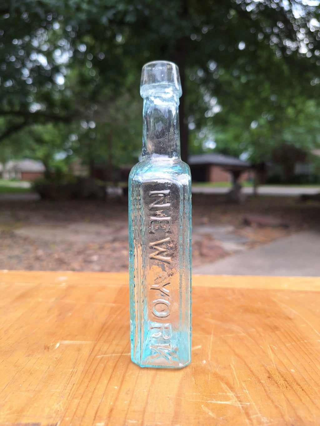 c1870s Barry's Tricopherous For The Skin and Hair Pontil Bottle | Antique Apothecary - Exquisite Dark Curio