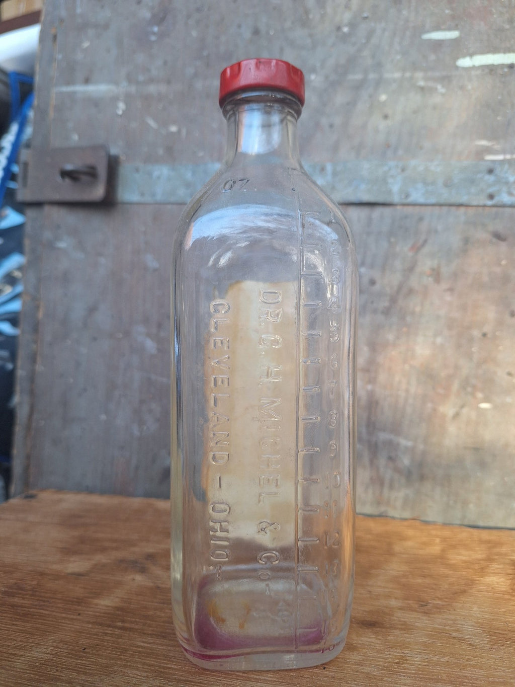 c1920's Regina Embalming Bottle Dr. D.H. Michel & Co. - Exquisite Dark Curio