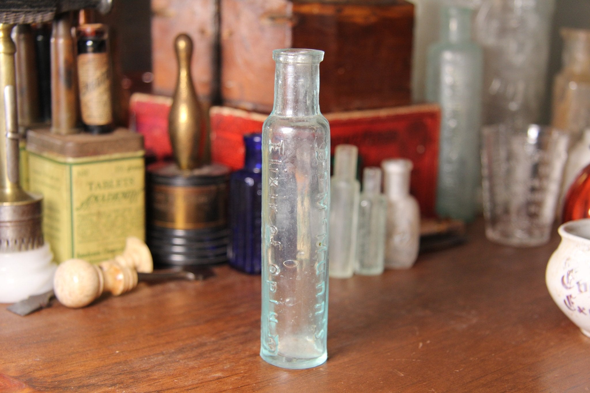 Elixir Of Opium Antique Apothecary Medicine Bottle - Exquisite Dark Curio