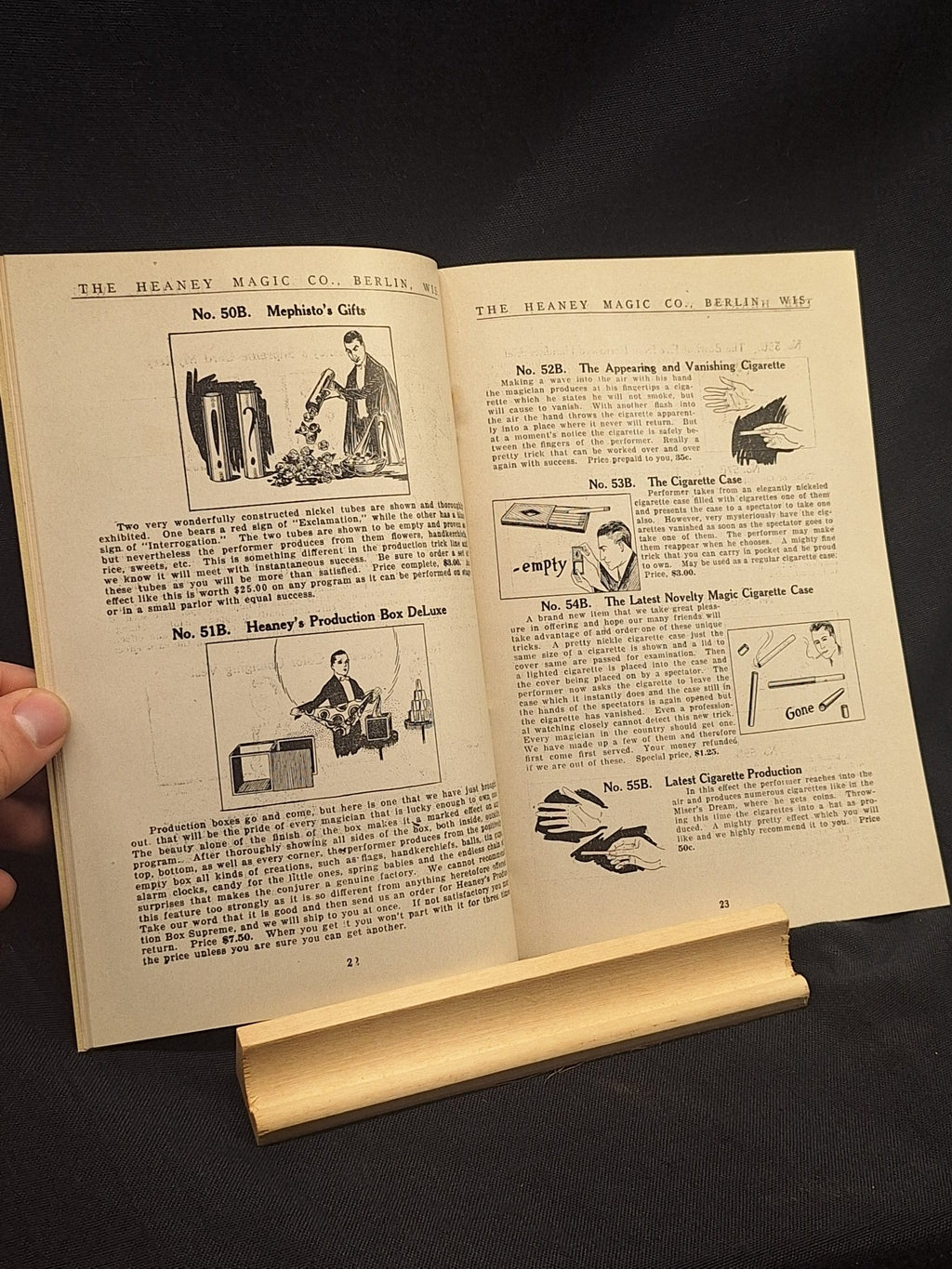 Heaney’s Professional Catalog Of Wonders 1924 Magic Book - Exquisite Dark Curio