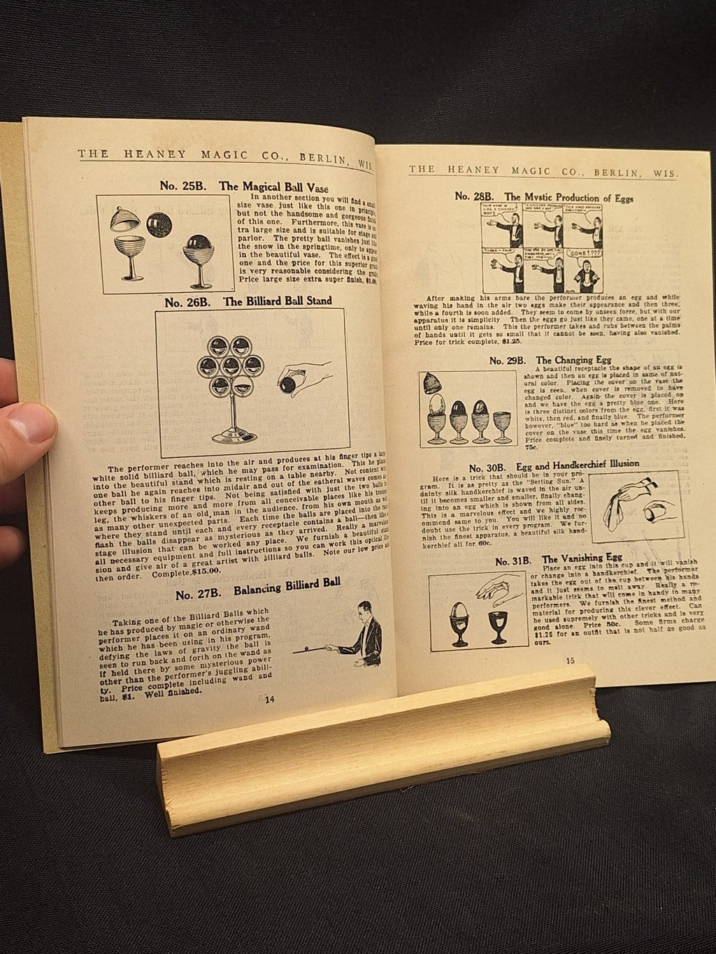 Heaney’s Professional Catalog Of Wonders 1924 Magic Book - Exquisite Dark Curio