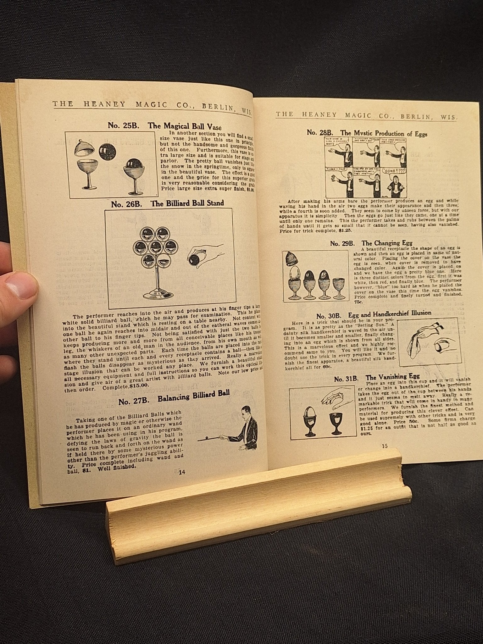 Heaney’s Professional Catalog Of Wonders 1924 Magic Book - Exquisite Dark Curio