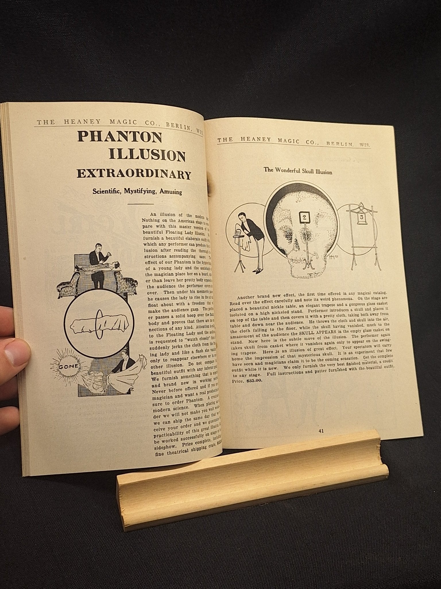 Heaney’s Professional Catalog Of Wonders 1924 Magic Book - Exquisite Dark Curio