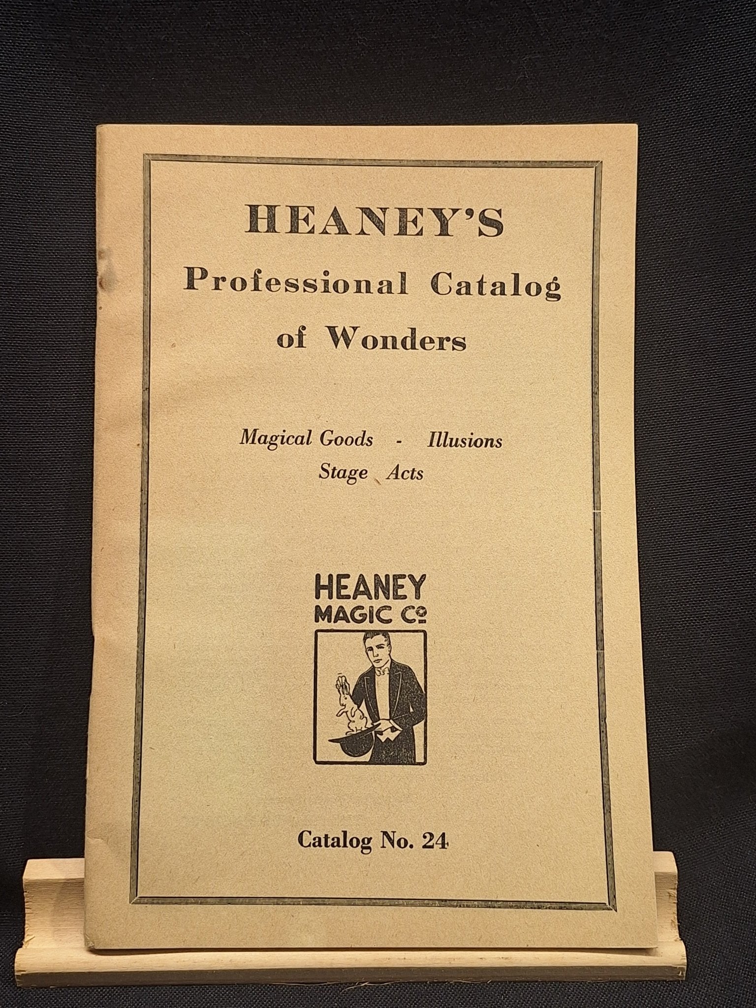 Heaney’s Professional Catalog Of Wonders 1924 Magic Book - Exquisite Dark Curio