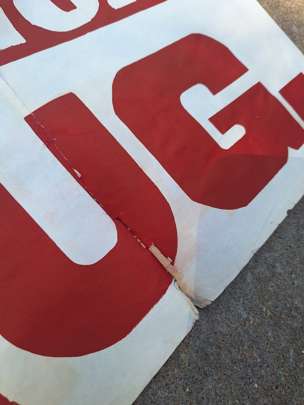 Large Paper Wallace Bro's Circus Poster c1950s - Exquisite Dark Curio