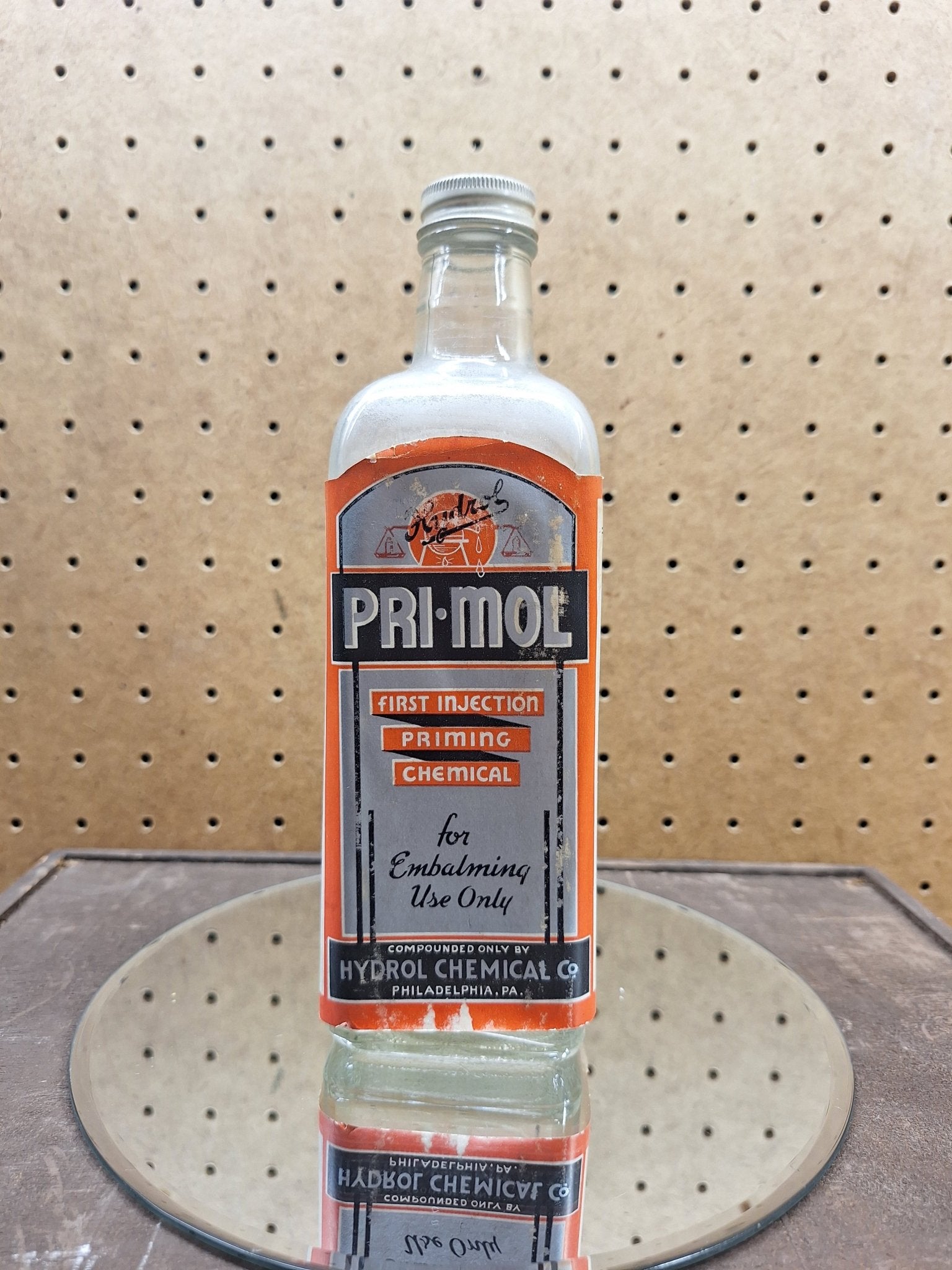 Primol Embalming Bottle - Hydrol Chemical Co. - Exquisite Dark Curio