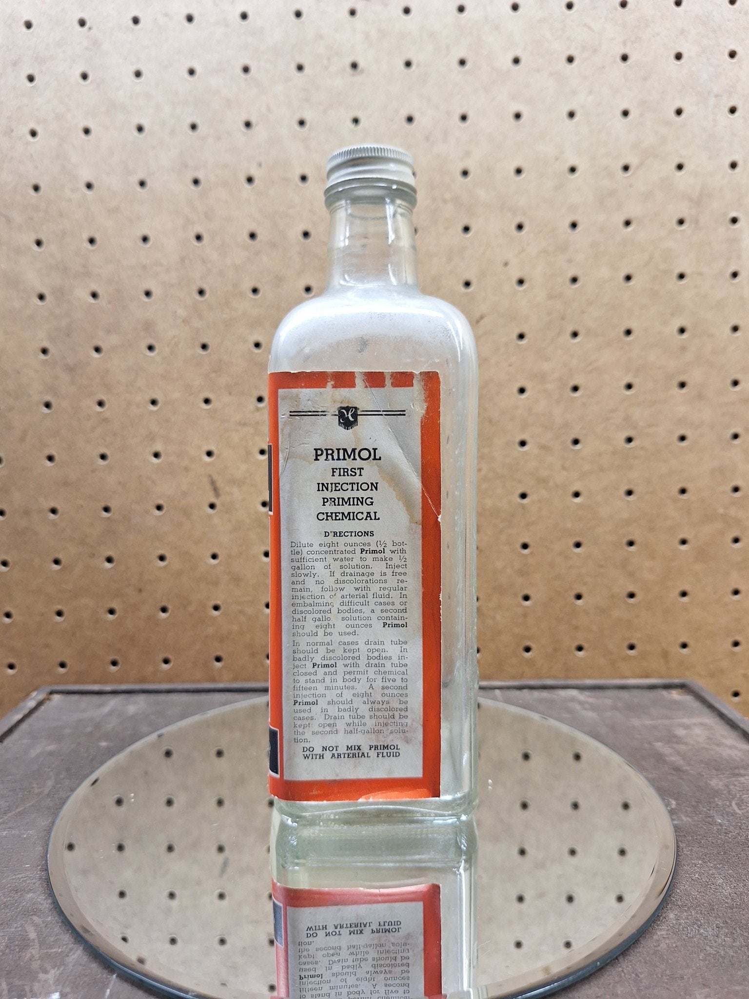 Primol Embalming Bottle - Hydrol Chemical Co. - Exquisite Dark Curio
