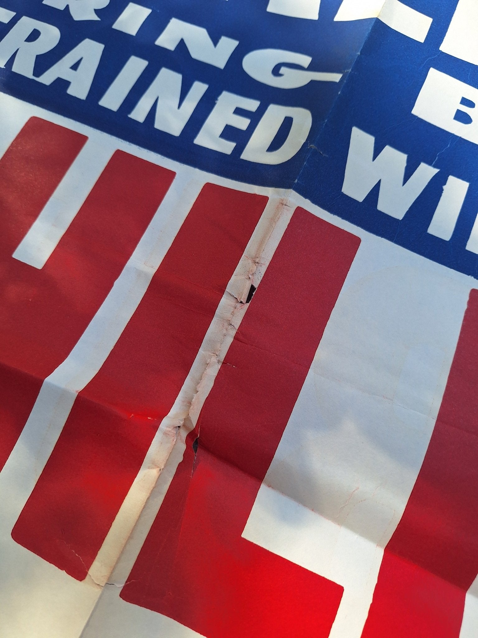 Set of Large Paper Wallace Bro's Circus Poster c1950s - Exquisite Dark Curio