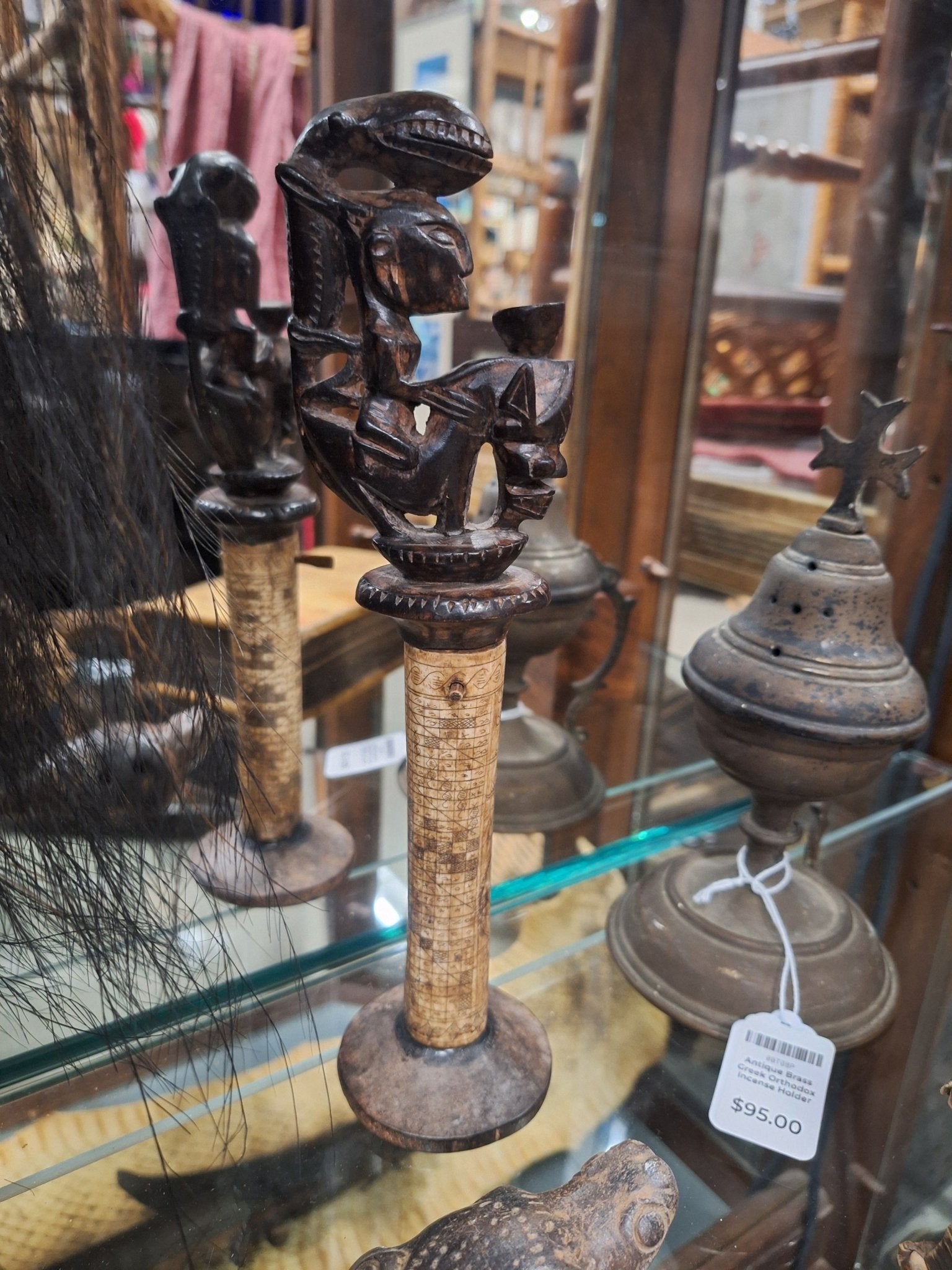 Sumatra Toba Batak Tribe Ceremonial Herb / Medicine Container from North Sumatra, Indonesia - Exquisite Dark Curio