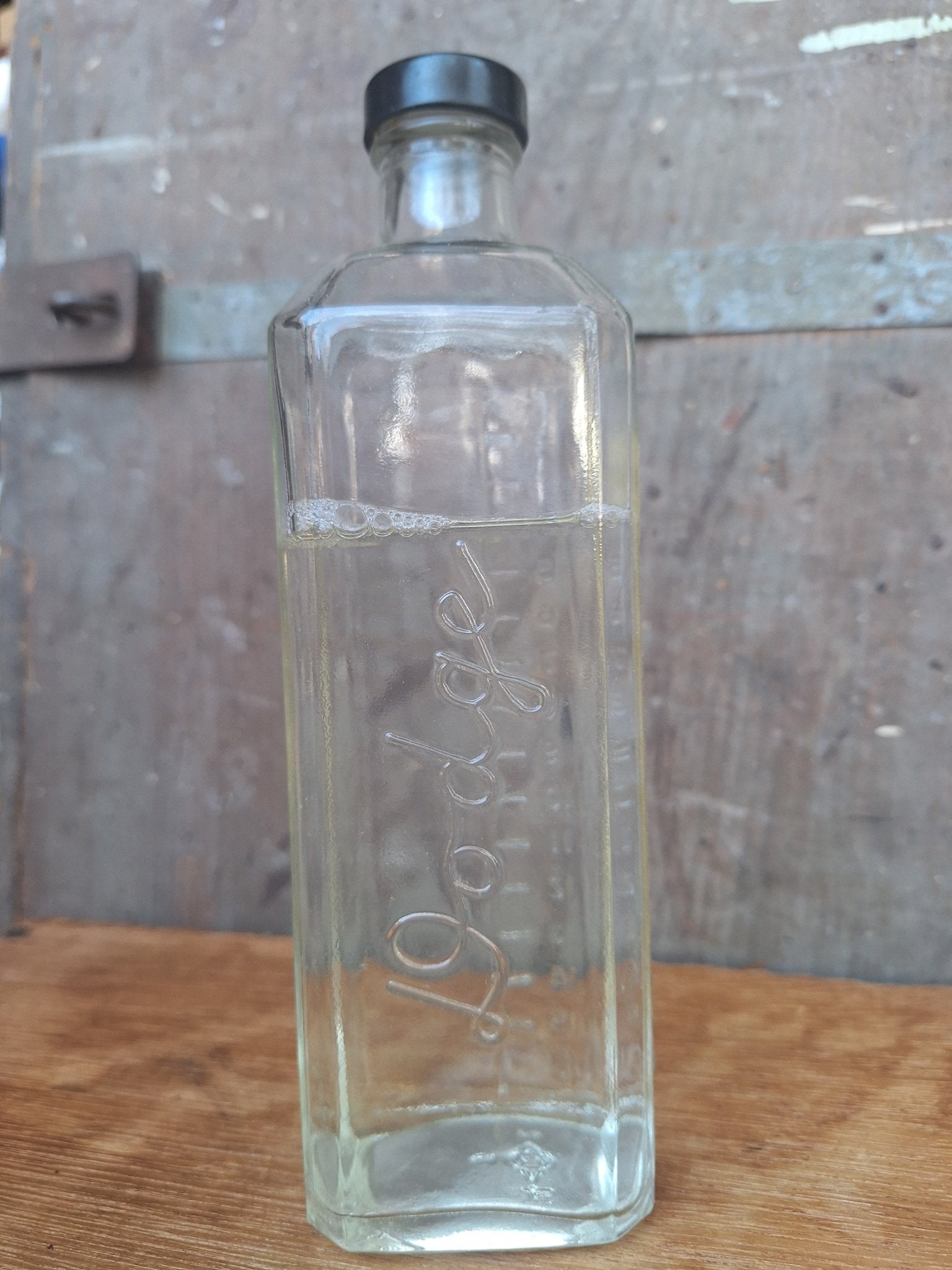 Vintage Dodge Embalming Bottle Jaundofiant for Jaundice Cases - Exquisite Dark Curio