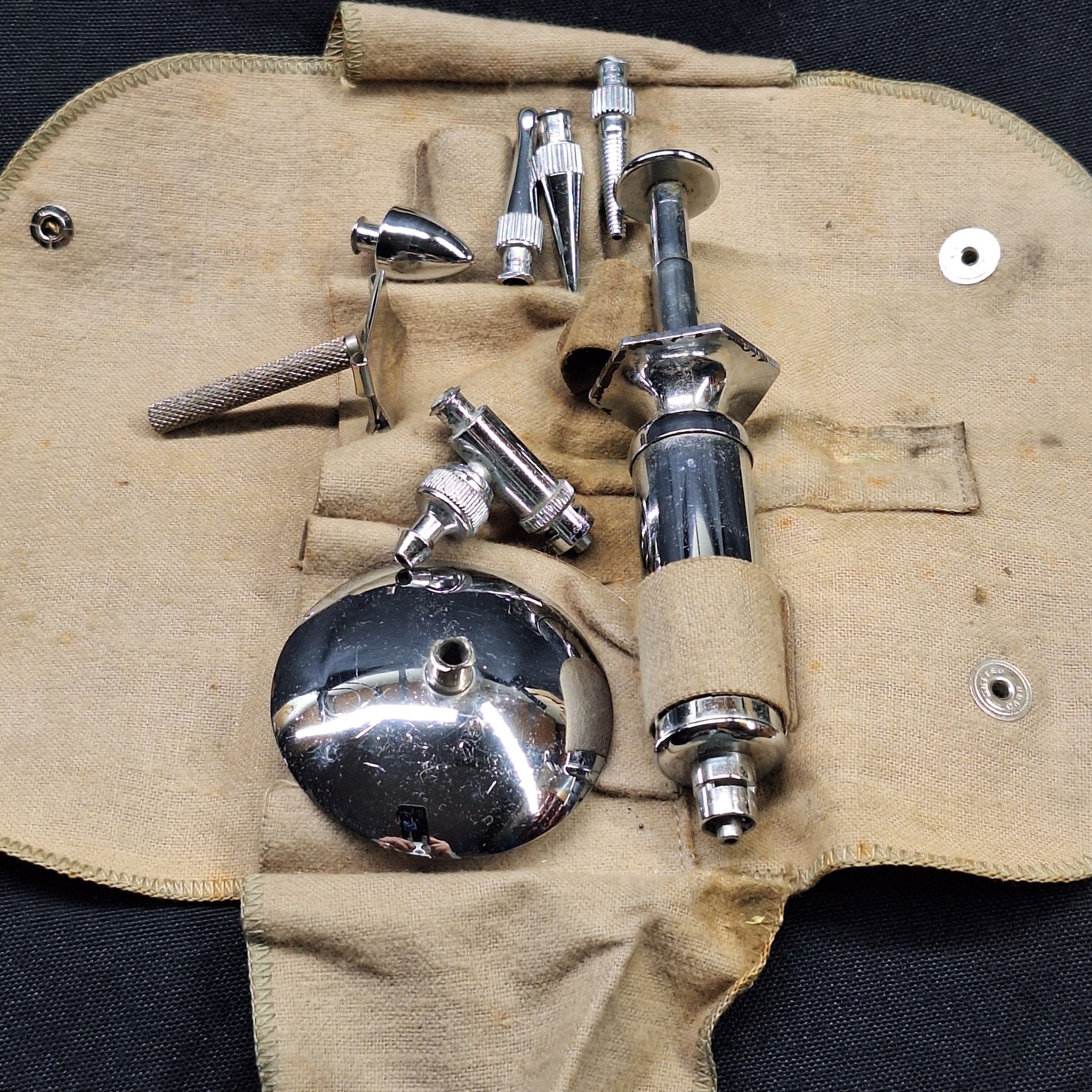 Vintage Field Medical Wound Irrigation Kit | Early 20th Century - Exquisite Dark Curio